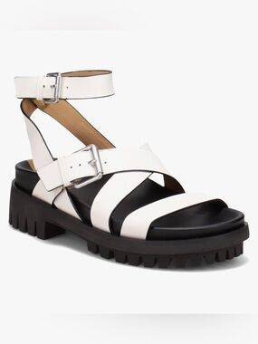 Sam Edelman Eleanora Sandals, white , size 7